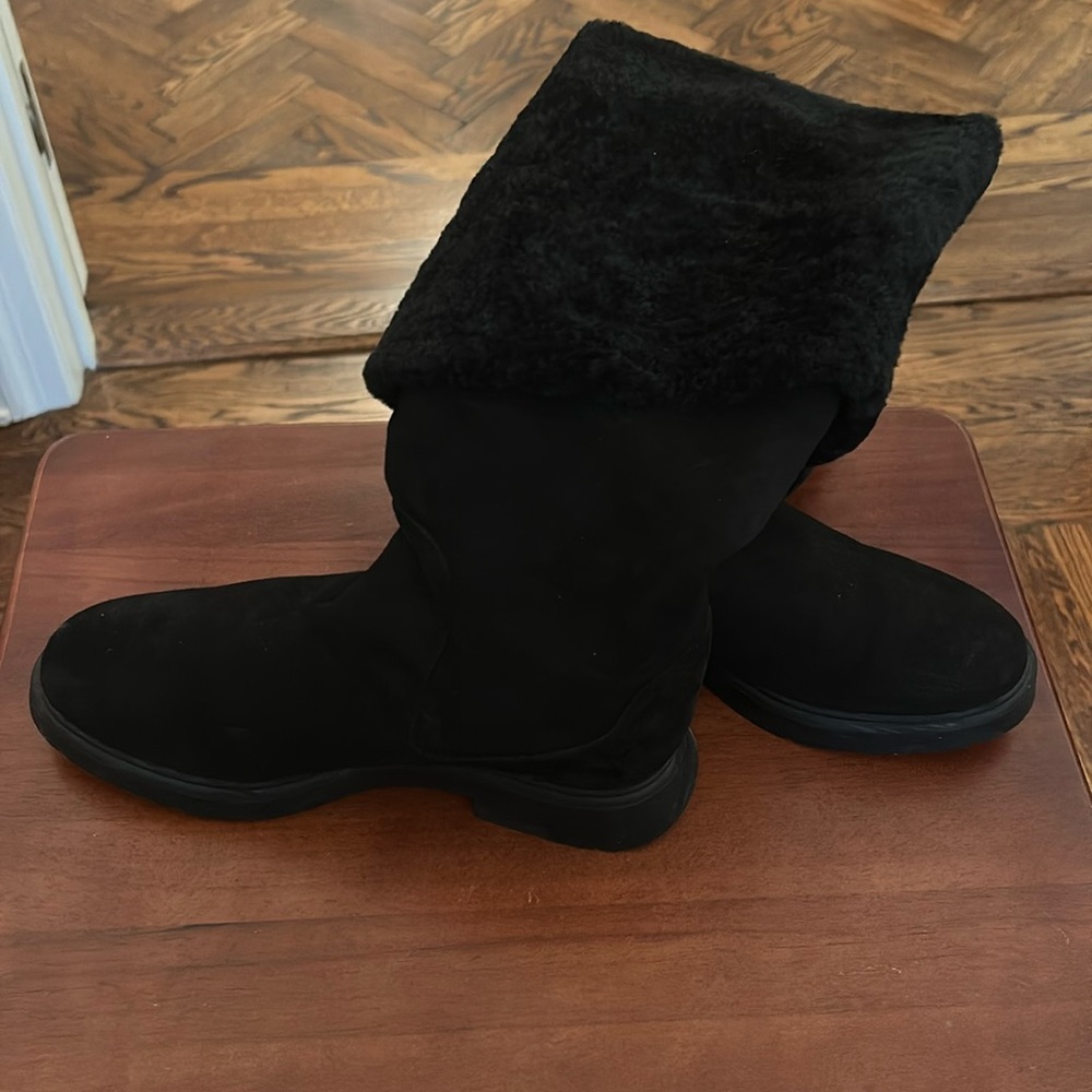 Stuart Weitzman Luiza Chill Fold Over Shearling Boot